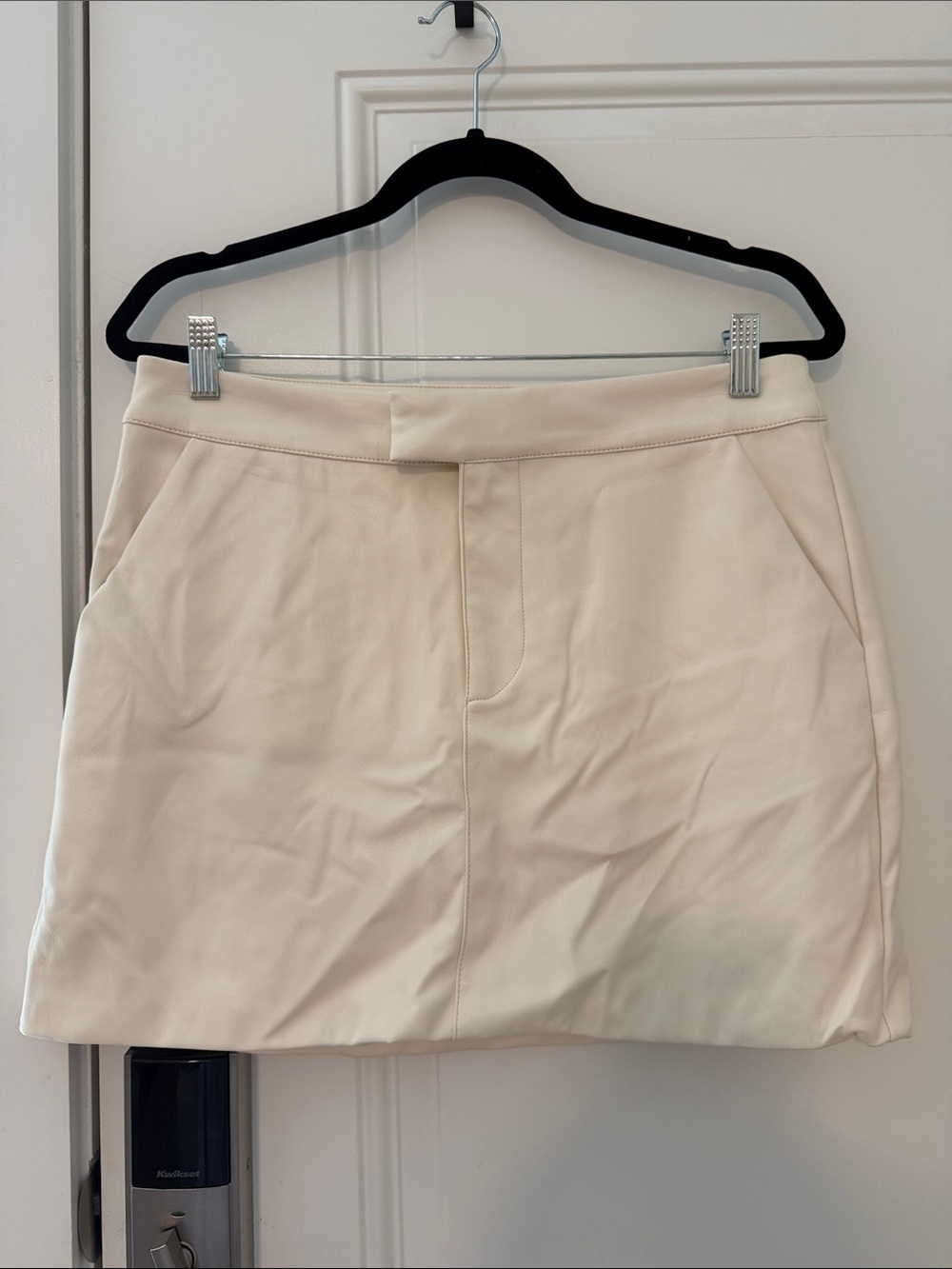 Women's Cream Mini Skirt